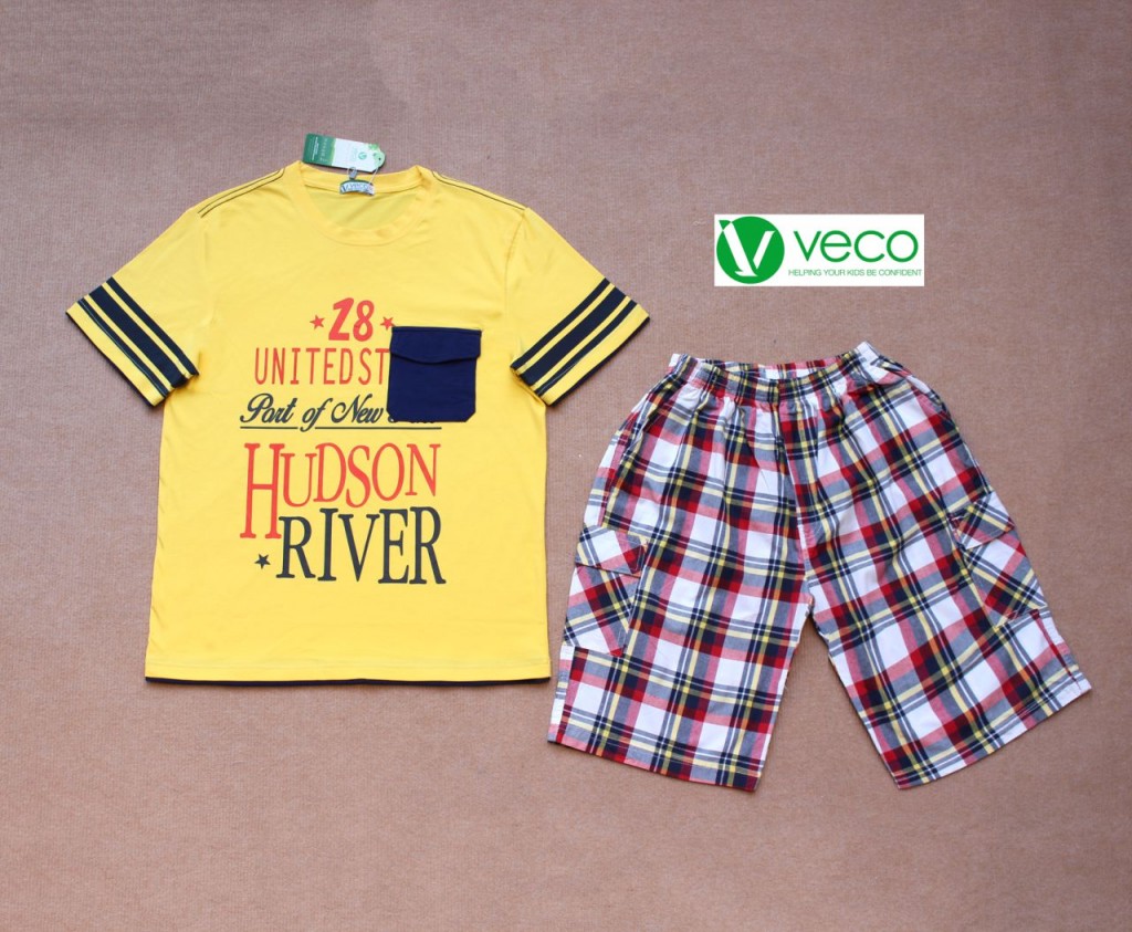 Quần áo trẻ em giá sỉ tại TPHCM - Bộ caro Z8